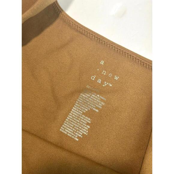 A New Day Women's Size Medium Seamless Tank Bodysuit Brown - Picture 4 of 6